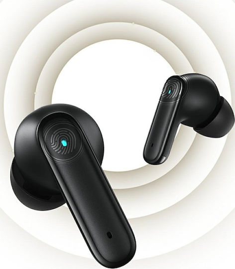Usams E05 In-ear Bluetooth Handsfree Căști cu Carcasă de Încărcare Negru