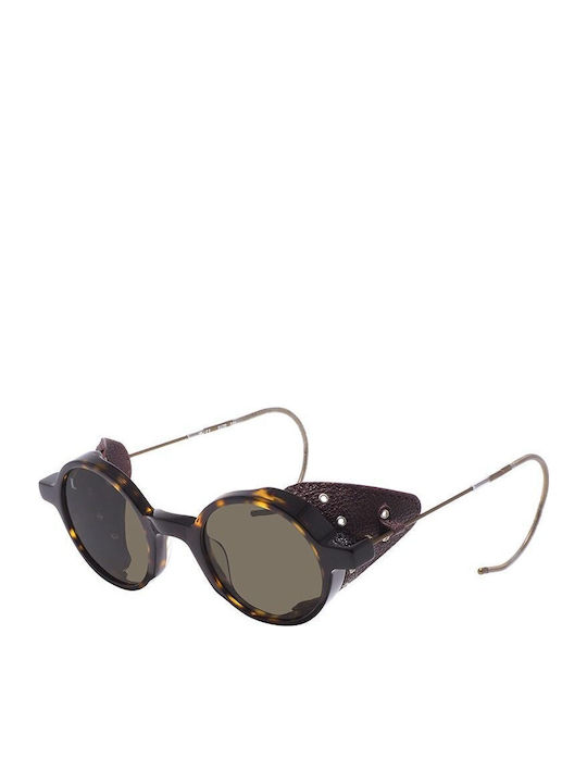 Kaleos Unisex Γυαλιά Ηλίου με Καφέ Ταρταρούγα Κοκκάλινο Σκελετό και Καφέ Φακό PARRADO 3