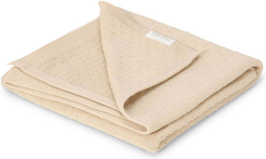 Little Dutch Blanket Nursery Swaddling Blankets Knitted Beige 70x100cm