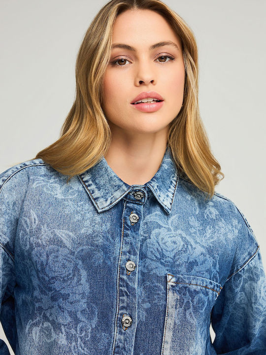 Damen Jeansjacke Blau