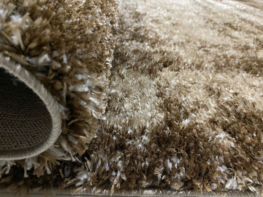 Jasmine Js Shaggy Bedroom Rugs Set Camel Brown JS-824-camel-brown-Set 3pcs