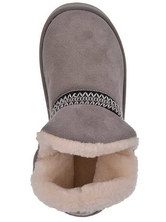 Closed Women's Slippers Brown