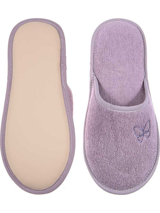 Din Frotir Papuci de Damă de Iarnă Violet