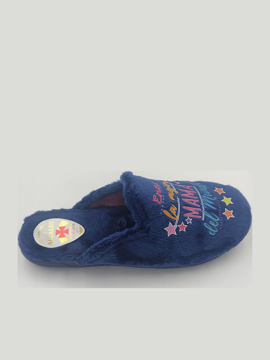 Papuci de Damă de Iarnă Albastru