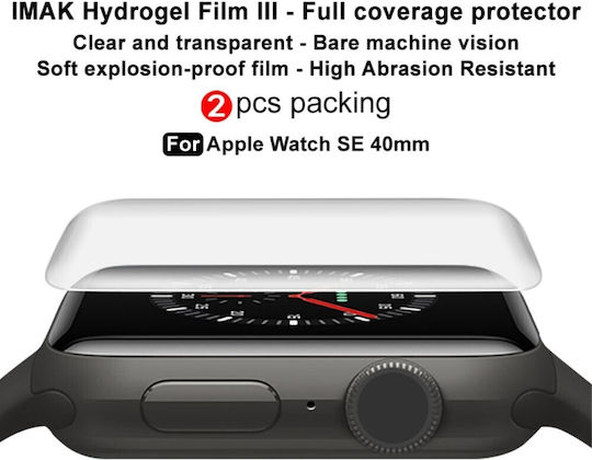 Imak Screen Protector for the Apple Watch SE, SE2, SE3 - Apple 2pcs