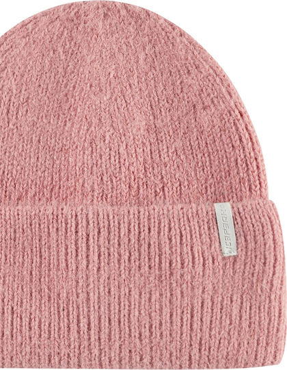 Beanie Frauen Beanie Gestrickt in Rosa Farbe