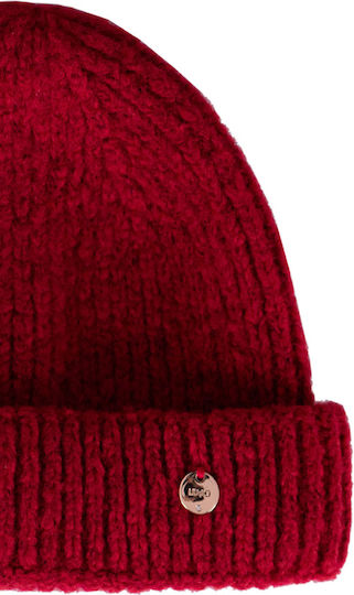 Beanie Frauen Beanie Gestrickt in Rot Farbe
