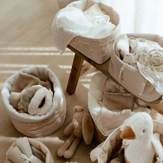 Little Dutch Nursery Cosmetic Basket Pure Beige