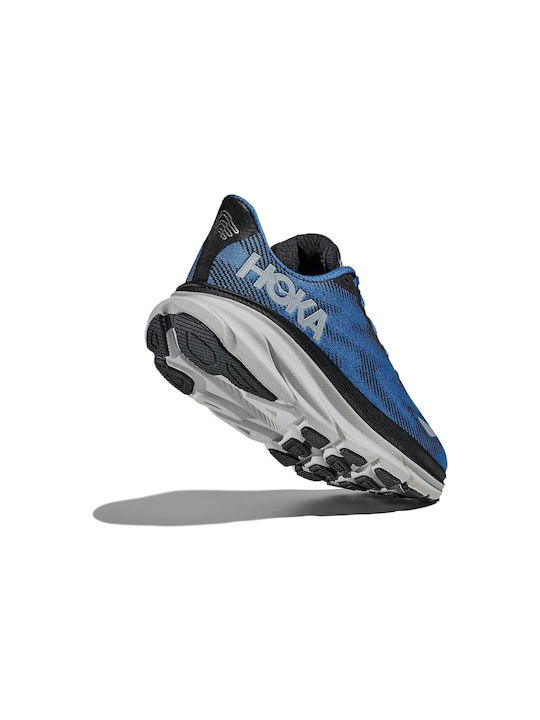Clifton 9 Sport Shoes Running Blue Waterproof with Gore-Tex Membrane
