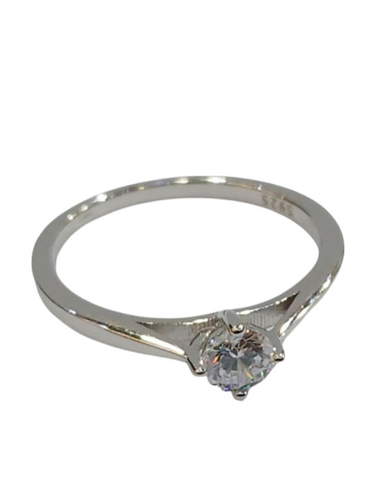 Prince Silvero Ring with Zircon made of Silver