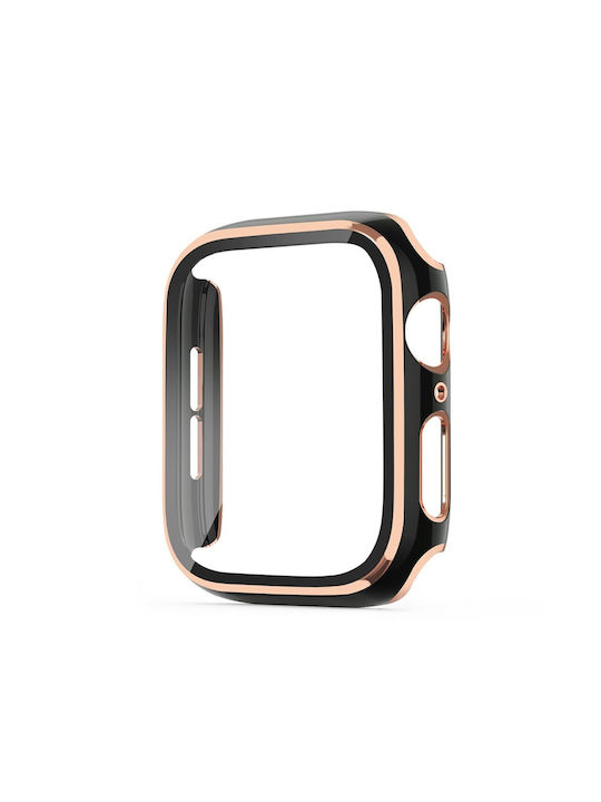 Enkay Plastikhülle mit Glas in Schwarz Farbe für Apple Watch SE, SE2, SE3 - 44mm Enkay Plastikhülle mit Glas in Schwarz Farbe für Apple Watch SE, SE2, SE3 - 44mm