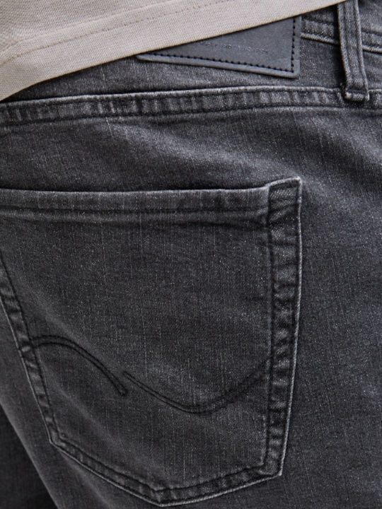 Herren Jeanshose Elastische Slim Baggy Anwendung Schwarz