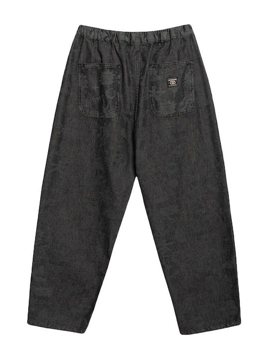Ανδρικό Παντελόνι Τζιν με Relaxed Baggy Εφαρμογή Black