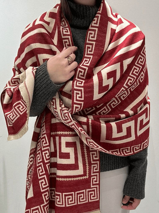 Women's Wool Neck Warmer Red