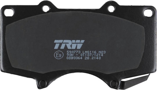 Комплект Спирачни Накладки Trw Gdb3364 За Дискови Спирачки