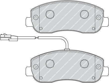 Ferodo Fvr4347 Bremsbelag Set Scheibenbremse