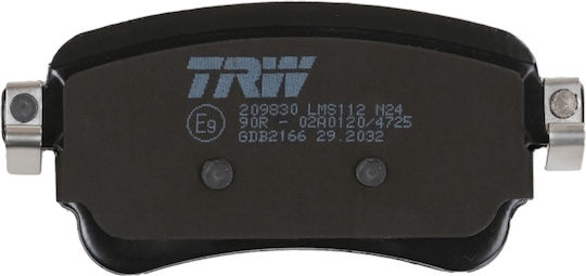 Set Plăcuțe De Frână Trw Disc Frână Gdb2166