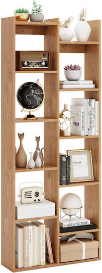 Bookcase Natural 65x20x162cm Bookcase Natural 65x20x162cm
