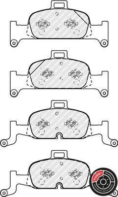 Ferodo Fdb4616 Brake Pad Set Disc Brake