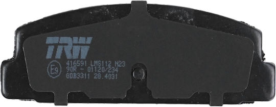 Trw Gdb3352 Bremsbelag Set Scheibenbremse