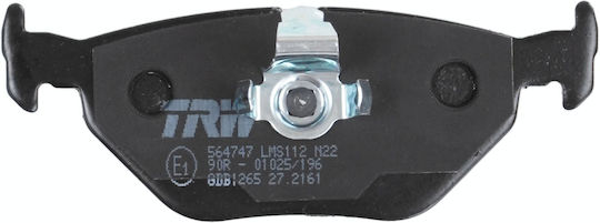 Trw Gdb1265 Brake Pad Set Disc Brake