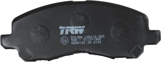 Trw Brake Pad Set Disc Brake Gdb4142