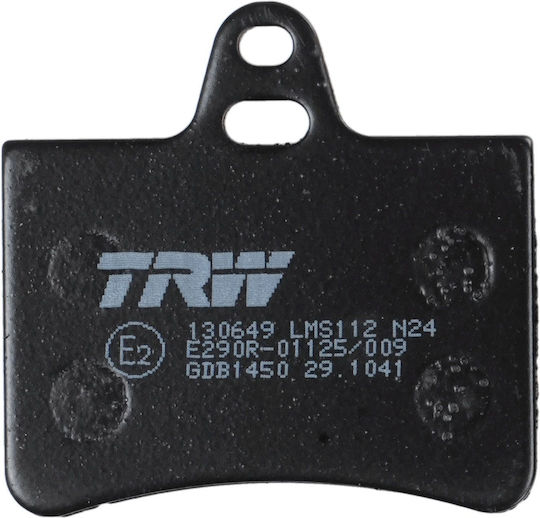 Trw Gdb1450 Bremsbelag Set Scheibenbremse