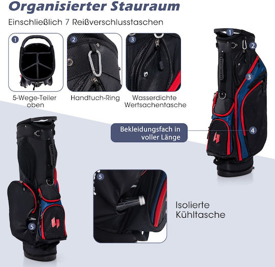 Costway Rohrstock Golf 11Stück