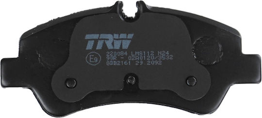 Trw Brake Pad Set Disc Brake Gdb2161