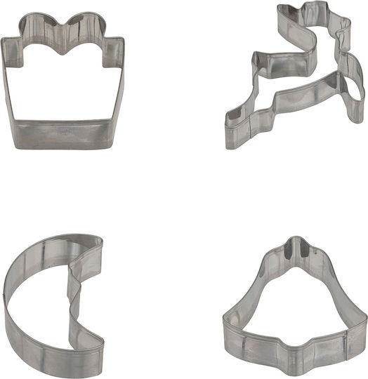 Weihnachtliche Keksausstecher Rostfreies Stahl Set 18Stücke F-v 204678