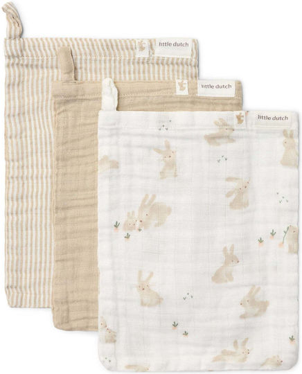 Little Dutch Mănușă de baie pentru bebeluși Baby Bunny 1buc