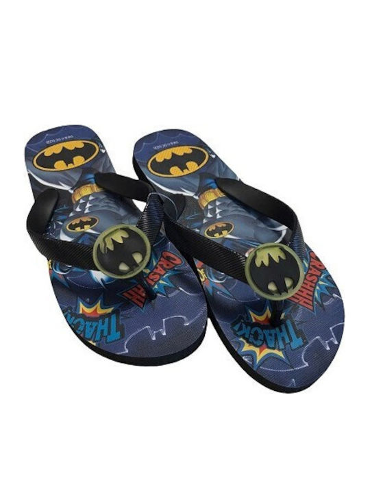 Șlapi pentru copii Negre Batman