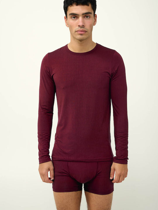 Herren Unterhemden Bordeaux 1Packung