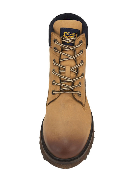 Leather Brown Men's Boots