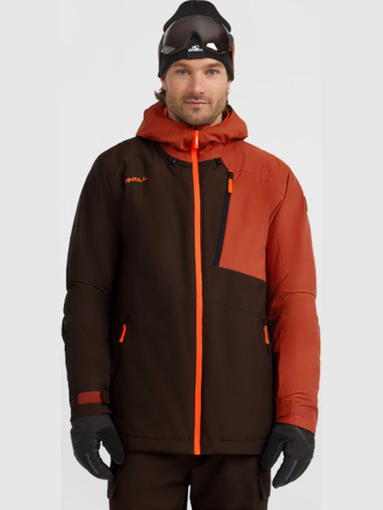 O'Neill 2500140-47032 Ανδρικό Μπουφάν για Σκι & Snowboard Καφέ O'Neill 2500140-47032 Ανδρικό Μπουφάν για Σκι & Snowboard Καφέ