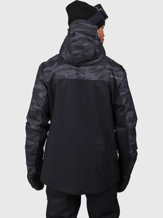 Brunotti Kanisher 2521200049-9999 Jachetă Pentru Bărbați De Ski Și Snowboard Neagră