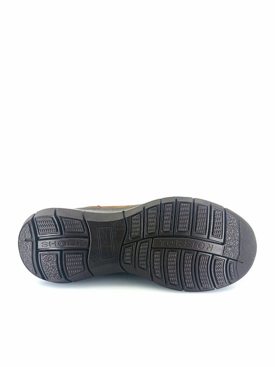 Δερμάτινα Ανδρικά Slip-On Καφέ