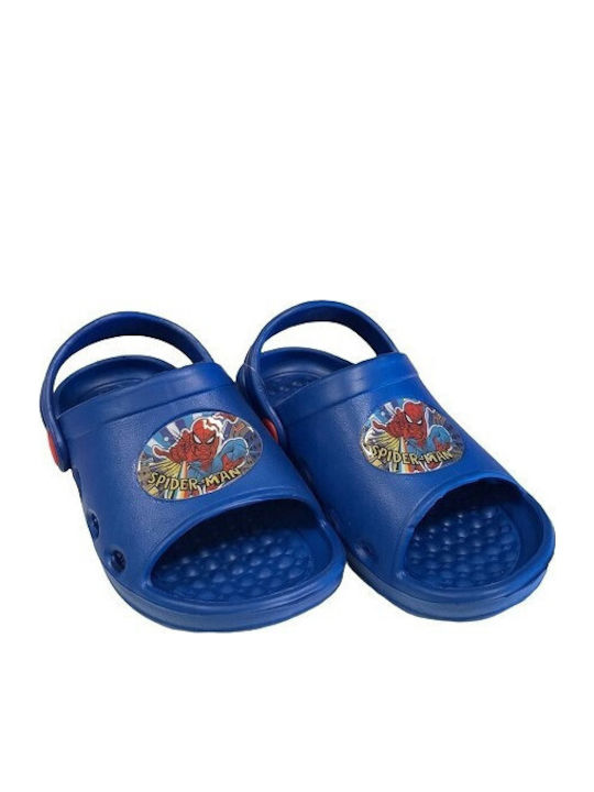 Spiderman Children's Beach Shoes Light Blue