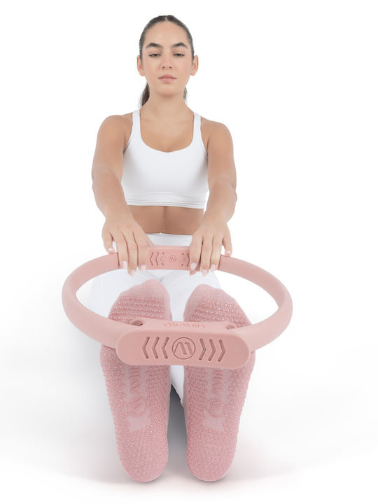 AMILA Șosete pentru Yoga/Pilates Roz 1 pereche