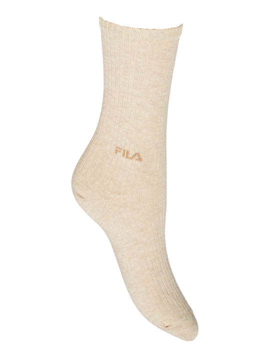 FILA Normal Plain Unisex Șosete Sportive Maro 3 perechi