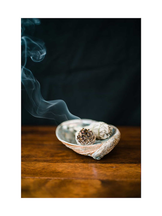 White Sage Eucalyptus Smudge Stick 10χ3cm Ραβδί Θυμιάματος Φασκόμηλο Ευκάλυπτος