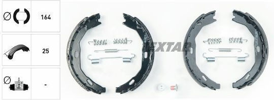 Textar 91066900 Brake Shoe Set Handbrake Set