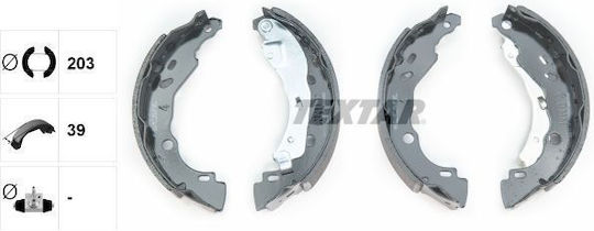 Textar Brake Shoe Set 91083200