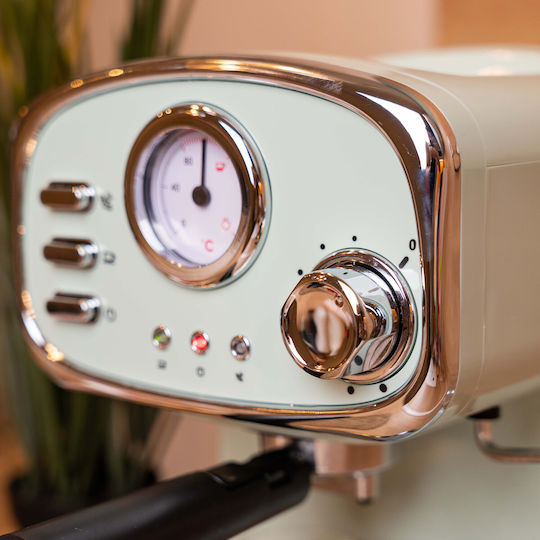 Morris Automatic Espresso Machine 1100W Pressure 20bar Green R20807EMG