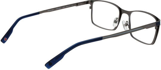 Hackett Männlich Metallisch Brillenrahmen Blau HEK1333-940
