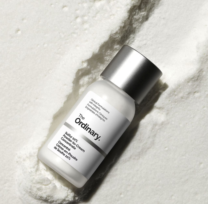 The Ordinary Sulfur 10% Powder to Cream Κρέμα Προσώπου κατά των Ατελειών & της Ακμής 5gr