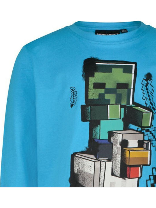 Kids' Shirt Long Sleeve Light Blue