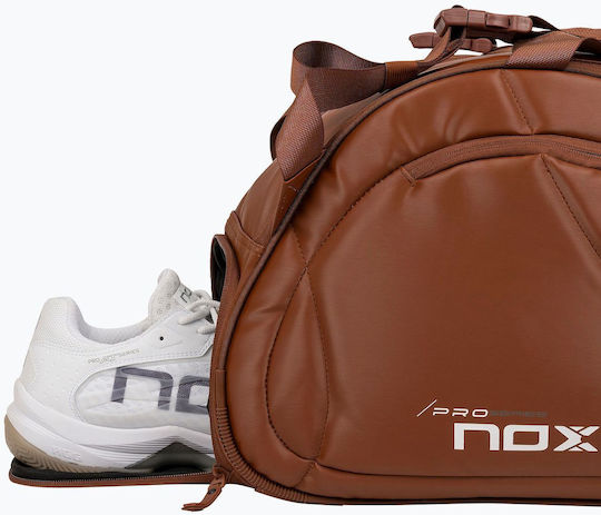 Nox Tennis Tasche Rucksack Padel 3 Schläger Braun
