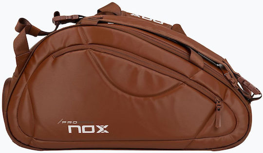 Nox Tennis Tasche Rucksack Padel 3 Schläger Braun