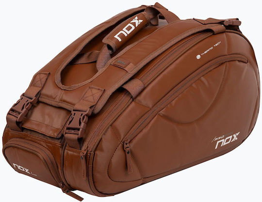 Nox Tennis Tasche Rucksack Padel 3 Schläger Braun